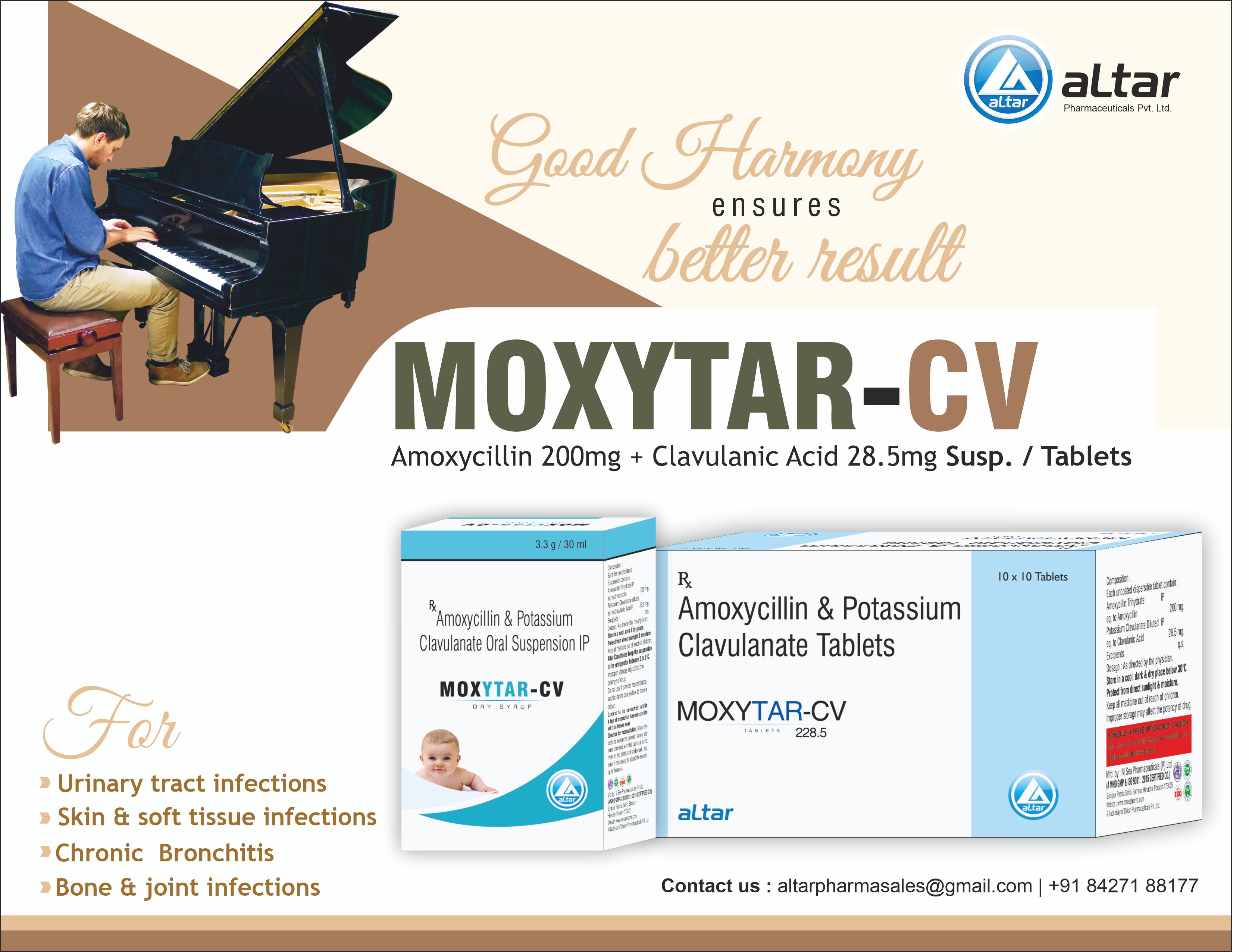 MOXYTAR-CV Dry Syrups
